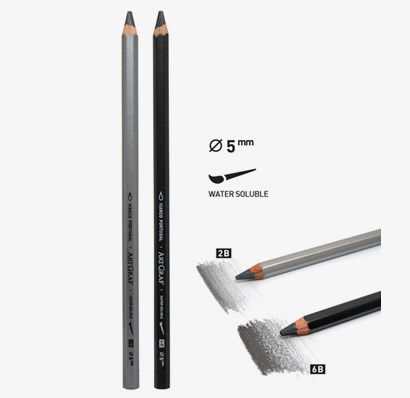 Global Art ArtGraf® Water-Soluble Graphite Sticks, 2ct.